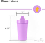 Re-Play Sippy Cups for Toddlers - 10 Oz. Reusable Spill Proof Cups for Kids, Dishwasher/Microwave Safe - Made in USA - Set of 3-3.13" x 6.25" - Princess