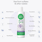 Fresh Monster Kids Foaming Bubble Bath | Hypoallergenic, Natural for Kids & Toddlers | Super Concentrated | Soothing Lavender Scent | Bath Time Essentials