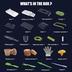 Kids Plant Growing Kit, Kids Gardening Greenhouse Growing Kit with Drip Irrigation and Grow Lights, Science STEM Toys Terrarium Kit for Boys Girls 3 4 5 6 7 8 Year Old,Kids Flower Growing Kit