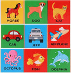 Atoylink ABC Wooden Building Blocks for Toddlers 1-3, 30 Pcs Alphabet & Number Stacking Toys with Storage Pull Toy Car Learning & Education Montessori Toys for 1 2 3 Year Old Baby Boy Girl Gifts