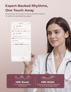 Momcozy Breast Pump Hands Free Upgraded Mobile Flow | M9, App Discreet Control with Personalized Multi-Modes & 15 Levels, Wearable Breast Pump 24mm, 2 Pack Cozy Red