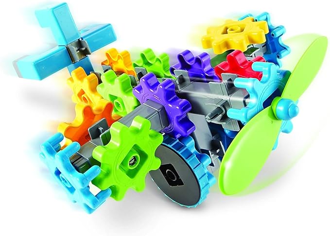 Learning Resources Gears! Gears! Gears! Flight Gears - 44 Pieces, Ages 4+ Gears Toy for Kids