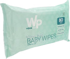 Baby Wipes, Hypoallergenic Ultra Soft Wipes for Sensitive Skin, Unscented, Alcohol Free, 12 Packs of 80 Wipes