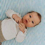 Pack and Play Sheets Fitted, Mini Crib Sheets for Graco Pack N Play Playard (38x26), Ultra Soft Cotton Blend, Safe & Snug Playpen Mattress Sheet for Baby Boys Girls, Airplane in The Clouds, 2-Pack