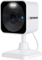 Defender GO 2K AI Powered WiFi Indoor/Outdoor Home, Business, Pet, Baby Security Camera, AI Detection, Dual Band, Spotlight/Siren, Color Night Vision, 2-Way Talk, Works with ClearVu App
