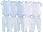Unisex Baby Boy Girl Pants Sets 10 pack Cotton Casual New born Clothes Comfort Infant Outfit