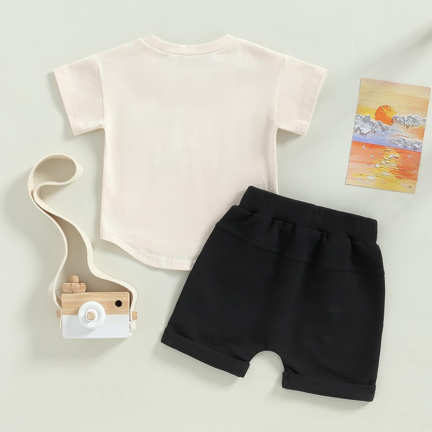 Mubineo Infant Toddler Baby Boy Summer T Shirt Shorts Outfits Short Sleeve Tee Tops Clothes Set