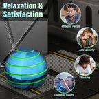 Luminous Desk Spinning Toys for Kids Adults, Metal Optical Illusion Fidget Spinner, Glow in The Dark Kinetic Sterss Ball, Stress Relief ADHD Gifts for Office Classroom Boys Girls Boyfriend