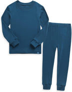 VAENAIT 6M-12Y Toddler Toddler Kids Toddler Girls Boys Soft Comfy Modal Tencel Solid Raglan Sleepwear Pajamas Pjs 2pcs Set