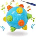 Toddler's Music Dancing Shake Ball - Move, Crawl, Bounce, Sensory Learning for Kids and Babies, Fun Gift for Both Boys and Girls