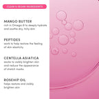 Evereden Nourishing Stretch Mark Cream (4 fl.oz): Clean & Vegan Cream for Pregnancy and Postpartum | Pregnancy Stretch Mark Prevention | Rich in Vitamins & Minerals