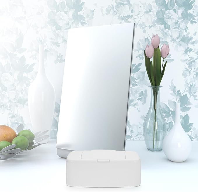 2Pcs Refillable Baby Wipe Container Wipes Dispenser Case Baby Wipes Storage Container Sealed Keeps Wet Tissue Box Cover Holder 6.68 x 4.13 x 2.36Inch