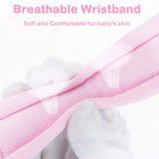Anti Lost Wrist Link (8.2ft), Socub Breathable Toddler Leash Wrist for Child Safety, Wrist Link for Kids with Key Lock, Pink