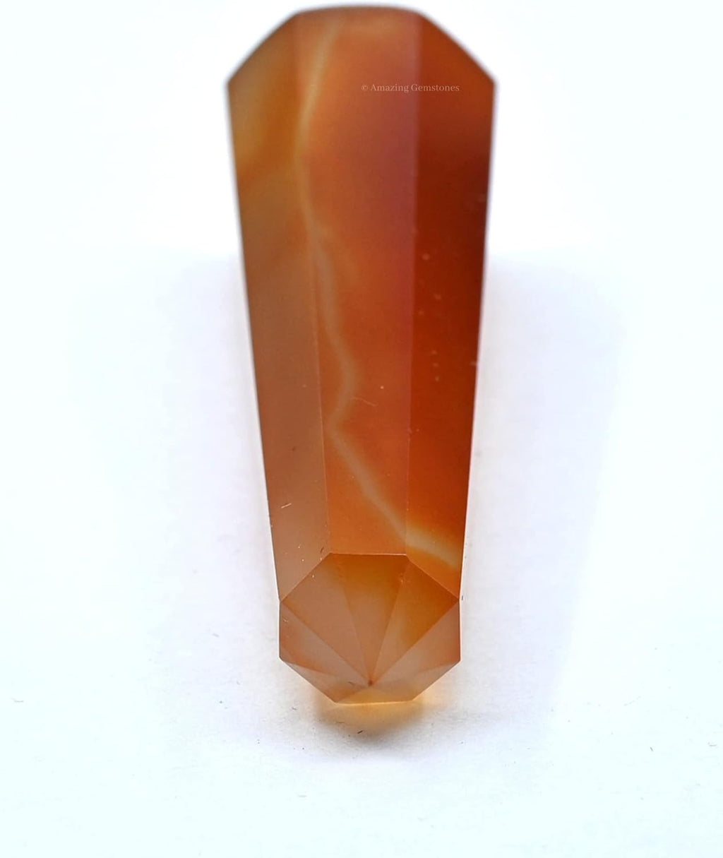 Amazing Gemstone Carnelian Onyx Crystal Towers ~ Natural Healing Crystal Point Obelisk for Reiki Healing and Crystal Grid (2 to 3 INCH)
