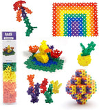 KADU Rainbow 250 Piece Set - STEM/STEAM Building + Construction Toy, for Open + Imaginative Play Ages 5+