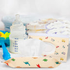 2Packs Baby Wipes Dispenser Portable Baby Wipe Holder Refillable Wet Wipes Container Reusable Travel Wipes Case, Keeps Wipes Fresh(Yellow)