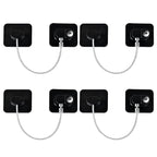 YEYA Refrigerator Lock, Baby Proof Cabinet Locks with Keys, Safety Cabinets Locks for Toddler 4 Pack