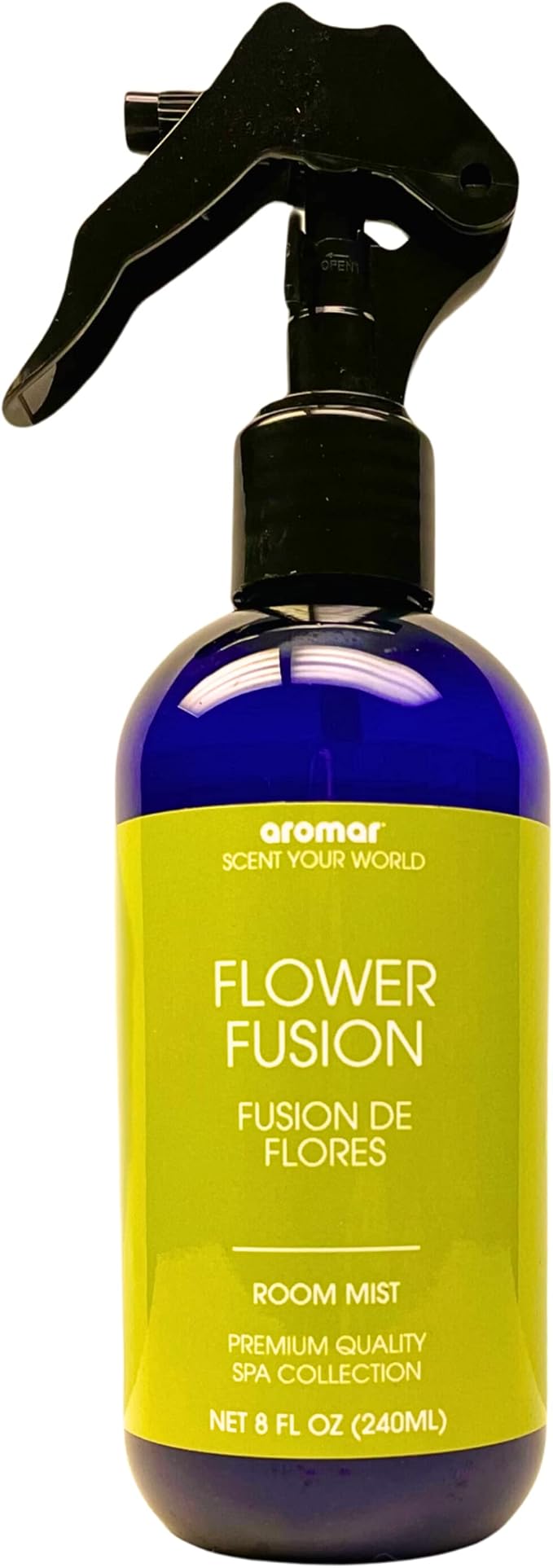 Aromar Essential Room Mist and Fabric Spray with Natural Freshener Aromatherapy for a Fresh and Rejuvenated Home 8 oz Flower Fusion