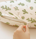 Nursing Pillow Covers 2 Pack, Breastfeeding Pillow Slipcovers Soft and Stretchy, Nursing Covers for Baby Girls Boys Newborn