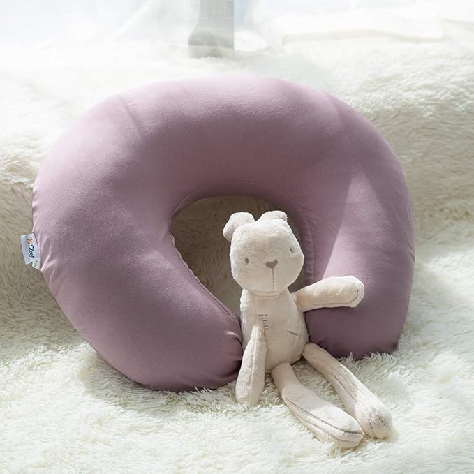 Nursing Pillow with 2 Covers, Feeding Pillows for Breastfeeding, Baby Nursing Pillow, Machine Washable