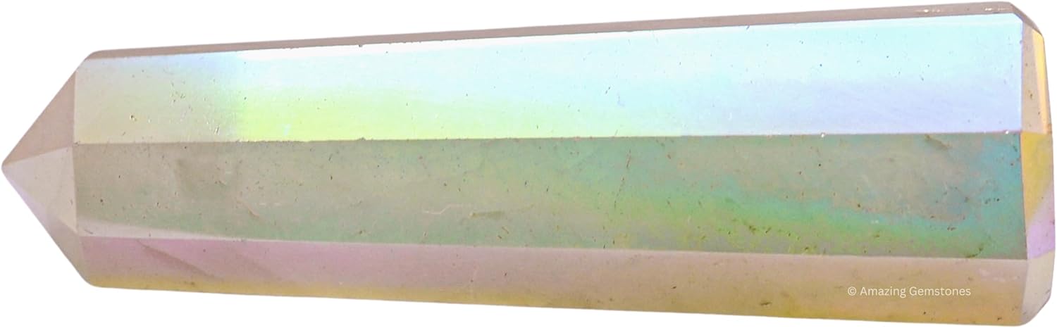 Amazing Gemstone Angel Aura Quartz Crystal Towers ~ Natural Healing Crystal Point Obelisk for Reiki Healing and Crystal Grid (2" to 3" Inch)