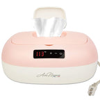 Avec Maman La Caresse Baby Wipe Warmer - Baby Essentials for Girls - Wet Wipe Dispenser - Adjustable Heat Settings Digital Display - Pink - Calentador de Wipes para Bebes - Blue