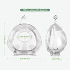 haakaa Ladybug Breast Milk Collector Breast Shells Milk Saver Nursing Cups for Large Milk Supply, Replace Disposable Breast Pads, Reusable & Wearable (150ml, 1 Pc)