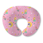 Plushii Nursing Pillow for Breastfeeding, Breathable Breast Feeding Pillow and Positioner with Removable Cover for More Support, Tummy Time and Bottle Feeding Support Pillow, Moon Fairy