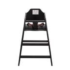 Hight Quality, Baby Highchairs, Durable Dining Feeding Chair with Steps, High Chairs for Babies and Toddlers, Seating Ready-to-Assemble Restaurant Wood High Chair, Wooden High Chair, Seria 01