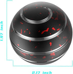 Kinetic Desk Toy, 2.17'' Kinetic Spinning Desk Toys for Adults, Fidget Desk Toys for Party Favors, Christmas Stocking Stuffers, Easter Basket (55MM, Black Red)