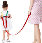 Dioche 2 in 1 Toddler Leash & Anti Lost Wrist Link for Toddlers, Breathable Regulable Shoulder Straps, Polyester Kid Safety Leash for Boys & Girls