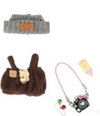 Clothes for LA BUBU 17cm Doll (NO Doll),Outfit for LA BUBU,Dress and Hairpin Set for LABUBU Dress Up,Accessories for LA BUBU