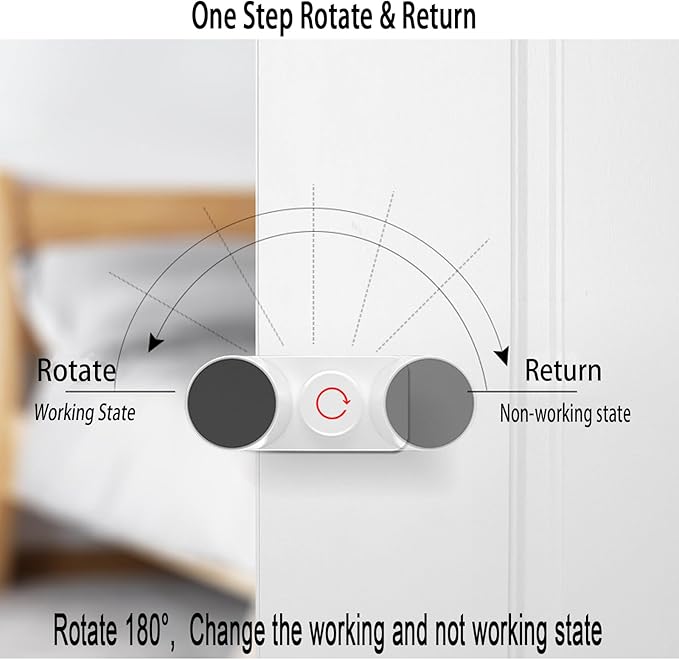 CMINGJ (8 Pack) Adjustable Door Guard Door Stop, Door slam Stopper, Finger Pinch Guard,Revolving Door Stopper for Baby Child Proofing, Anti Door slam, Pet Door Stopper, Easy to Install,White (8 Pack)