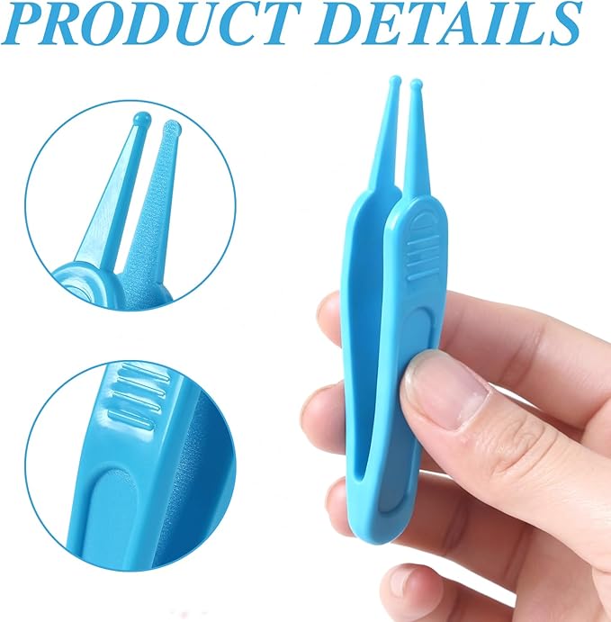 5Pcs Nose Cleaning Tweezers, 5 Colors Baby Nose Picker, Effective Booger Remover Tool, Navel & Ear Cleaner Clip for Baby's Care