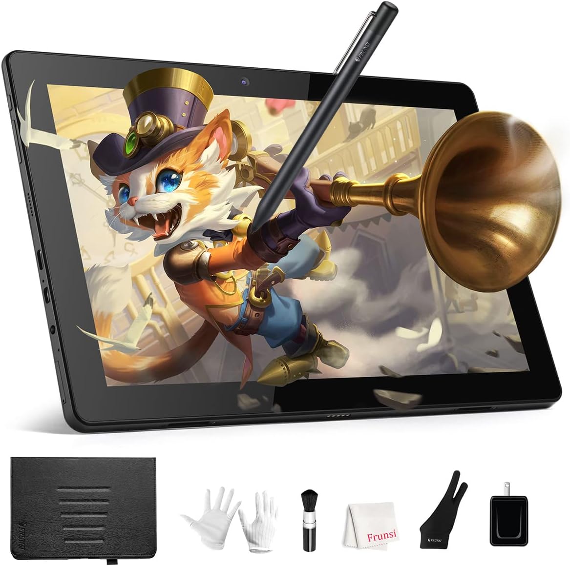 RubensTab T11 Pro standalone Drawing Tablet No Computer Needed,10.1 inch FHD Display,Octa-Core CPU,Pre-Installed Drawing Apps & Tutorials,More Bonus Items for Beginners, Artists, Students