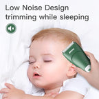 Baby Hair Clippers for Beginners - 13 Pieces Professional Baby Hair Cutting Kit, Silent Hair Clippers Autism with IPX7 Waterproof, Safe Ceramic Blades and LCD Display for Babies & Children & Adults