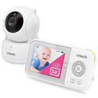VTech VM923 Baby Monitor, 2.8” Screen, Pan-Tilt-Zoom, 1000ft Long Range, Night Vision, 2-Way Audio, Temperature Sensor, Lullabies, Secure Transmission No WiFi