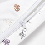 Wet Dry Bag, for Swimsuit, Travel, Beach, Pool, Stroller, Diapers, Dirty Yoga Gym Clothes, Makeup Bag, Waterproof Tropical Palm Leaves Decor Jungle Palm Leaf Favors