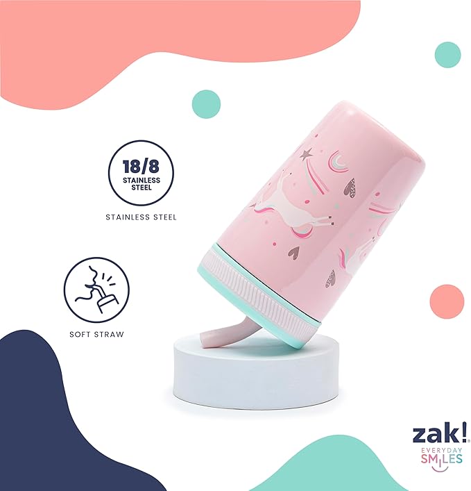 Zak Designs Campout and Camping Kelso Tumbler Set, Leak-Proof Screw-On Lid with Straw, Bundle for Kids Includes Plastic and Stainless Steel Cups with Bonus Sipper, 3pc Set, Non-BPA,15 fl oz