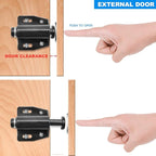 12Pack Magnetic Touch Push to Open Door Latch for Heavy Duty Door Push Release Latch Kitchen Drawer Push Catch Pop Out Latch Kitchen Closet Door Closing (Black)