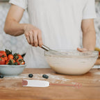 Electric Baby Formula Mixer Handheld Drink Mixer Infant Milk Powder Kitchen Small White