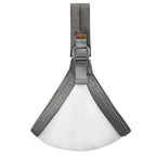 Baby Sling Carrier Newborn to Toddler Adjustable One-Shoulder Design with Hip Seat Support, Labor-Saving Baby Wraps Carrier 10-30 lbs(Mesh,Gray)