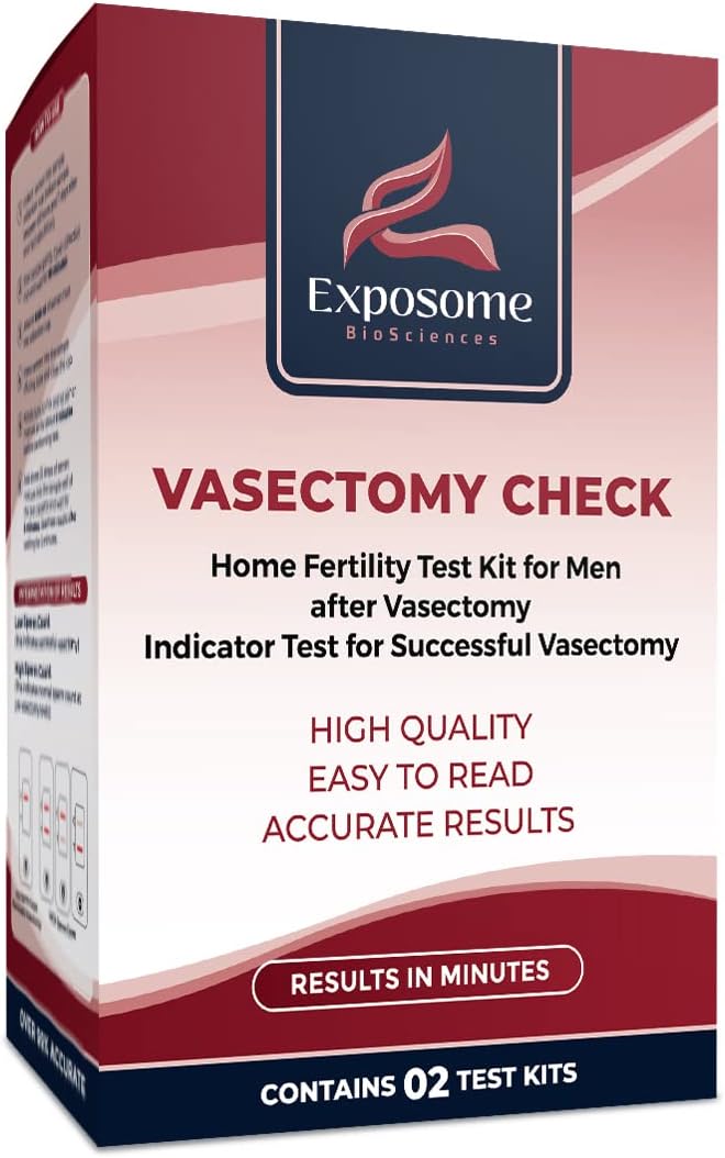Vasectomy Home Test Kit. (Contains 2 Tests) FSA - HSA Eligible