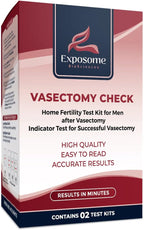 Vasectomy Home Test Kit. (Contains 2 Tests) FSA - HSA Eligible