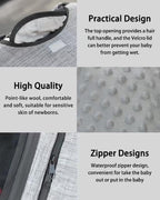 Waterproof Baby Car Seat Cover，Cold Weather Carseat Cover for Babies,Infant Car Seat Cover Canopy for Boy Girls,Windproof Car Seat Canopy for Boys & Girls, Keeps Babies Warm and Cozy