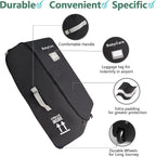 Stroller Travel Bag Compatible with UPPAbaby Vista, Vista V2, Cruz V2,Uppa-baby Bag With Wheels,Dual Handles,Luggage Tag for Airplane Flight Travel