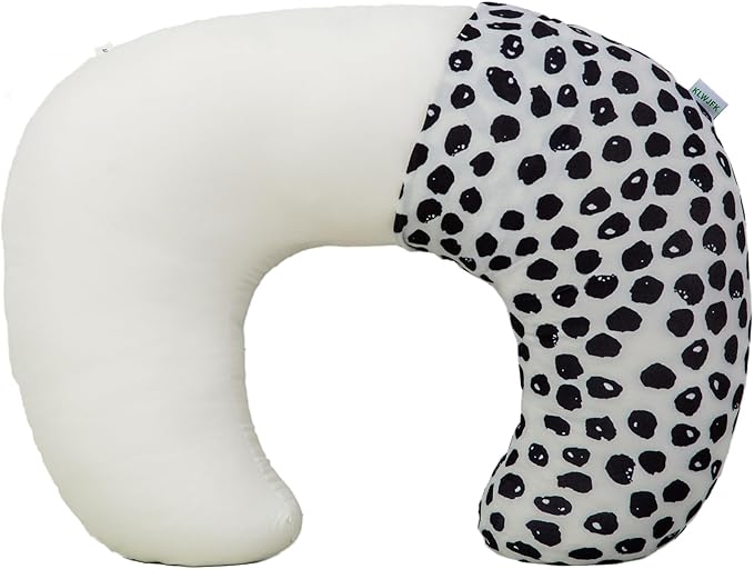 Nursing Pillow and Positioner, Breastfeeding, Bottle Feeding, Baby Sitting Support with Removable Ultra Soft Minky Cover, Tummy Time Support for Baby Boys and Girls