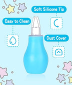 Baby Grooming and Healthcare Kit, Portable Baby Safety Care Set with Hair Brush Comb Nail Clipper Nasal Aspirator for Nursery Newborn Infant Girl Boy (31 in 1, Blue)