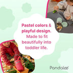 Pandaloo® Smoothie Cups for Kids - Stainless Steel Toddler Tumbler with Straw, Sippy Cup for Smoothies - BPA-Free, Toddler Snack Cups, 10 oz