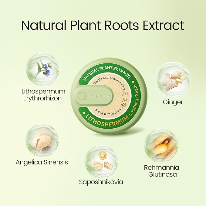 RUNBEN Anti Itch Cream for Bug Bite Itch Relief, Mosquito Bug Bite Cream, Plant-Based, Itch Soothing for Summer Outdoor, Plant-Based, Travel-Pocket Size, 0.52 oz